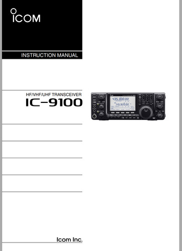 Icom 9100 manuale - icom,