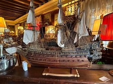 Riproduzione fatta a mano in legno di nave Soleil Royal pezzo unico 