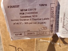 Intermac Duratran Etichette