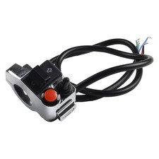 Interruttore manubrio sinistro in alluminio impermeabile per moto diametro 7/8