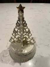 Albero di Natale Sankyo Vintage - Colore Avorio - Music Box 7" Hark the Araldo Angel