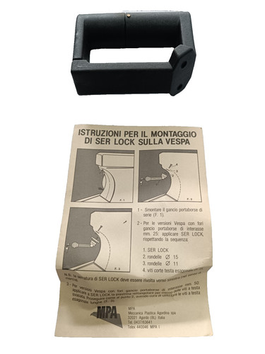 Gancio porta casco mdm - mdm, con