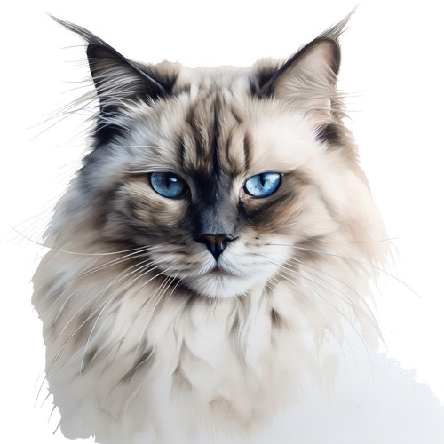 Adesivi ragdoll gatto - adesivi,