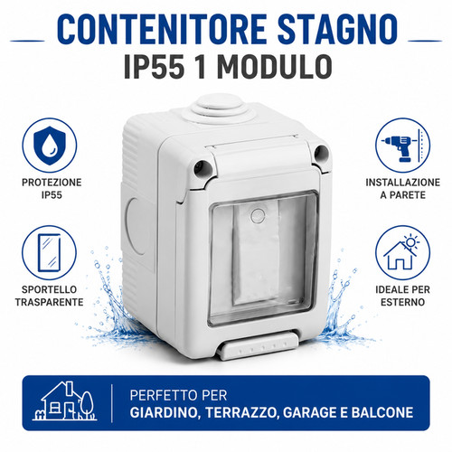 Contenitore stagno modulo - modulo, da