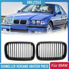 Per BMW Serie 3 E36 1992-1996 Griglia Radiatore Reni Griglia Nero Lucido Ponte Singolo
