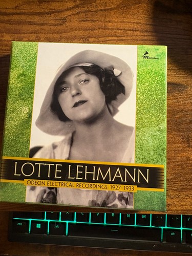Lotte lehmann odeon electric - lehmann,