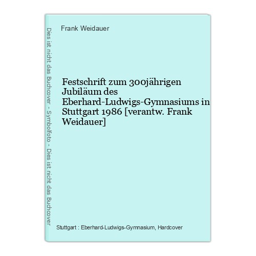 Festschrift zum 300jährigen