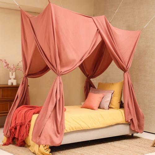 Baldacchino rosa per letto - baldacchino,