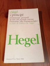 I PRINCIPI ~ G W F HEGEL ~ LA