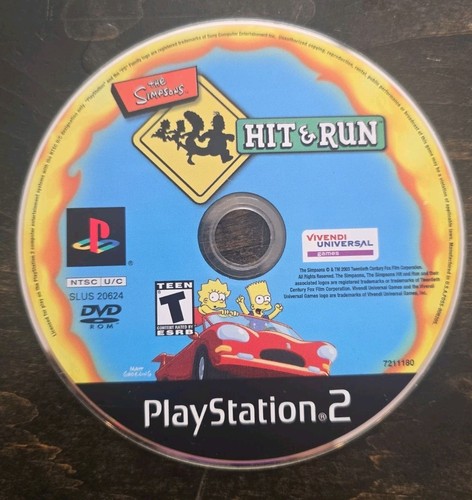 Simpsons hit run playstation - simpsons,