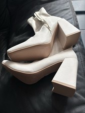 Stivaletti bianchi donna con