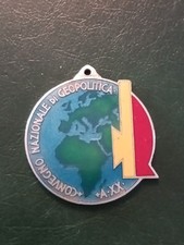 Regno Medaglia Ventennio PNF Convegno Geopolitica Roma A. XX GUF ONB Smaltata