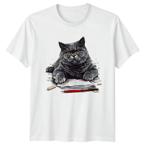 Shirt gatto pelo corto - gatto,