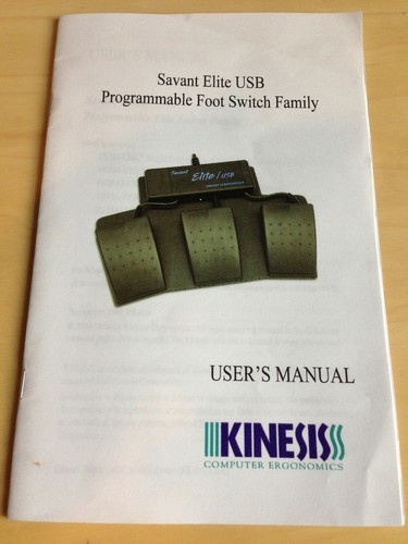 Manuale per kinesis fs30a - per,