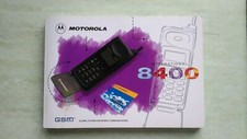 MANUALE ISTRUZIONI MOTOROLA 8400 GSM VINTAGE MODERNARIATO CELLULARE