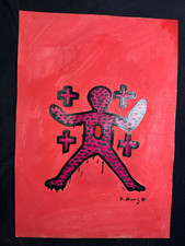 KEITH HARING - disegno quadro