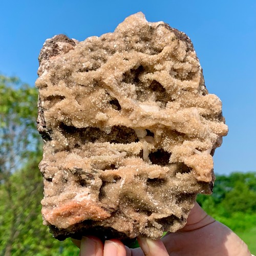 Zeolite arancione rara
