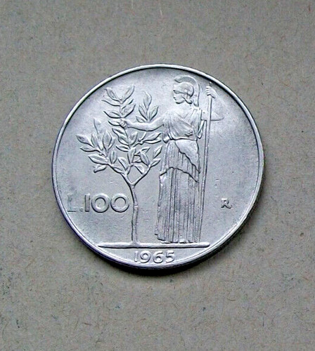 1965 100 lire minerva - 100,