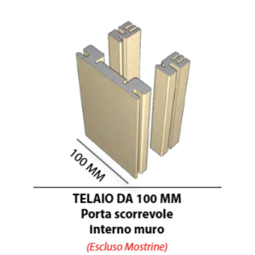 Telaio 100mm porta - da,