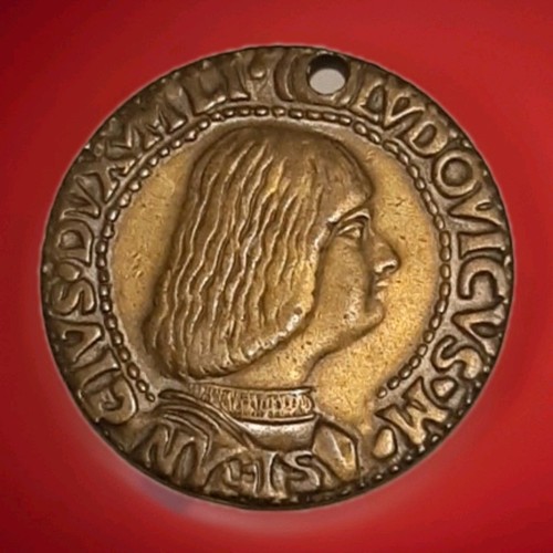 Medaglia ludovico sforza - medaglia,