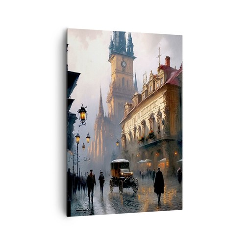 Quadro tela 70x100cm città - su,
