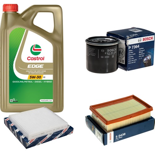 Kit ispezione bosch castrol - ispezione, 5l