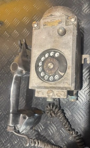 Vecchio telefono miniera - miniera,