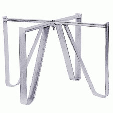 Piedistallo in acciaio h 30 cm