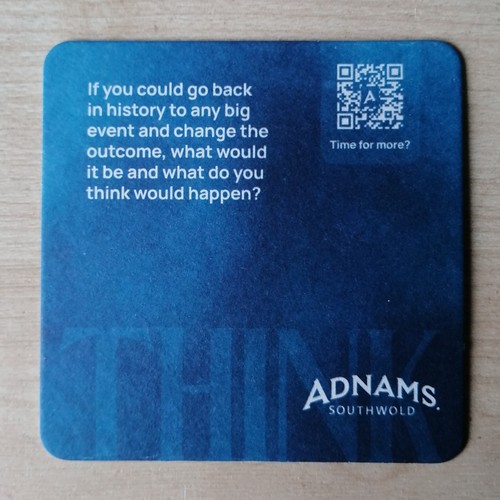 Adnams beer mat time for - adnams,