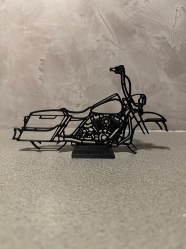 Moto stilizzata stampata 3d - stilizzata, in