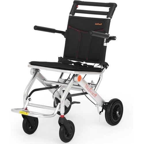 Folding travel wheelchair with - travel,
