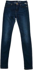 Jeans donna Replay LUCIENNE denim skinny blu tasca bottoni zip 28/34 originali