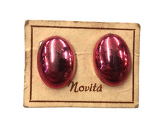 ORECCHINI CLIP BOTTONE OVALE