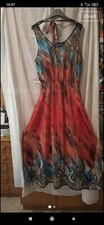 Vestito donna estivo lungo, Rosso