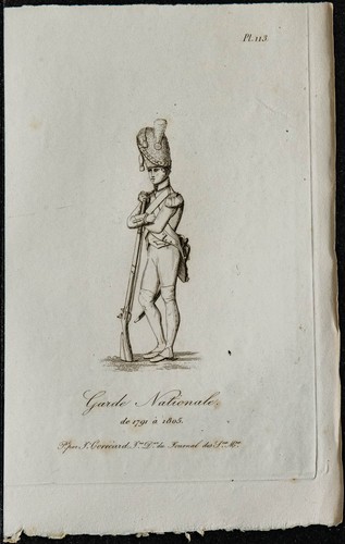 1831 guardia nazionale di - -,