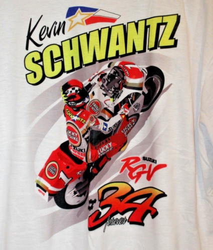 Shirt vintage kevin schwantz - vintage,