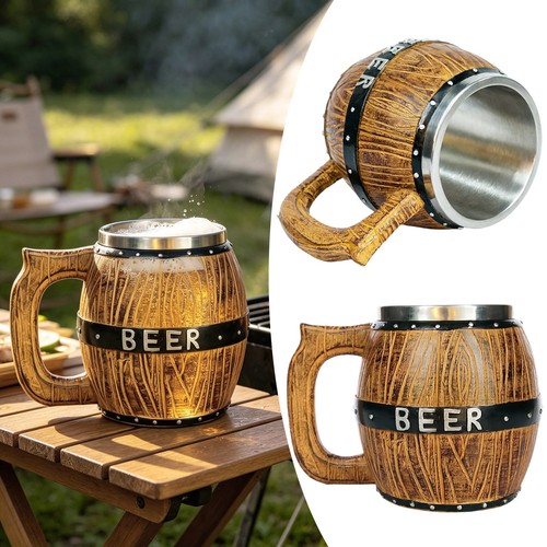 Tazza birra botte - tazza, fodera