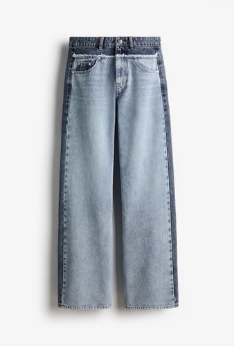 Jeans donna bicolore stella - jeans,