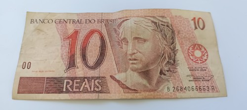 Antique old banknote paper