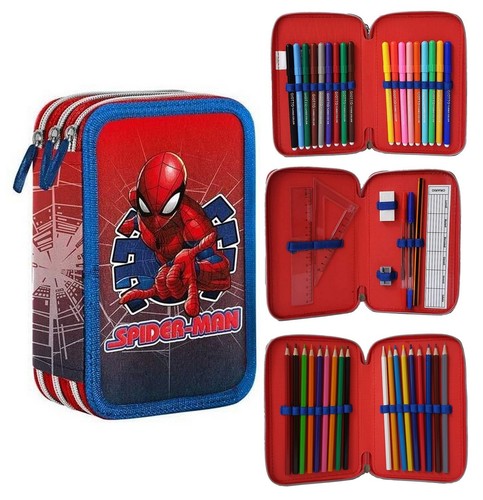Spiderman astuccio triplo - 3d,
