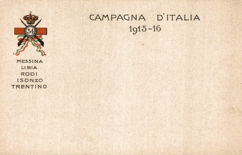 Ww1 wwi reggimento - -, 34°