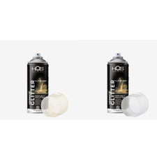Bomboletta vernice spray colore trasparente glitter brillantini oro argento HQS