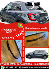 💕ART.4741 SPOILER FIAT 500X NERO LUCIDO 💕