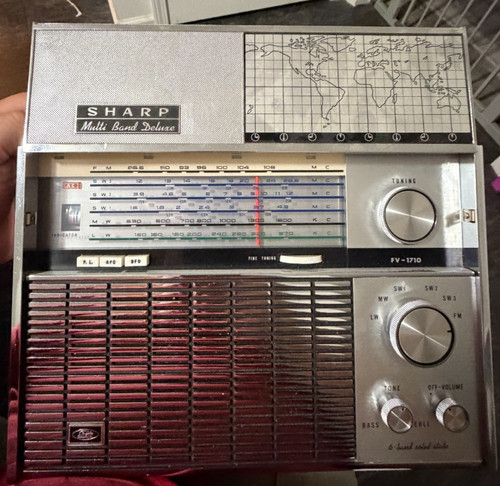 Radio epoca sharp 1710 - sharp, fv-1710