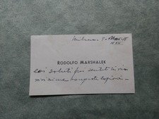 biglietto Rodolfo Marshalek