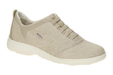 Scarpe Geox Nebula 2.0 B beige scarpe da donna ciabatte sportive D45VUB 0AS85 C6738