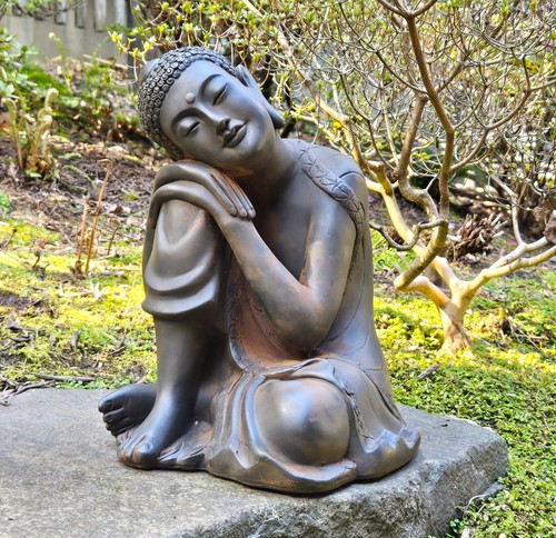 Resting buddha statue - buddha,