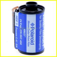 Pellicola colore Polaroid HDF1 24 pose 400 ISO. Rullino con custodia Process C41