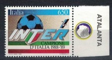 INTER SCUDETTO NUOVO CON APPENDICE ATALANTA  ANNO 1989