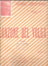 SPARTITO CANZONE VOLGA MONFERRINA ADISI CROVESIO DE GIOVANNI 1931